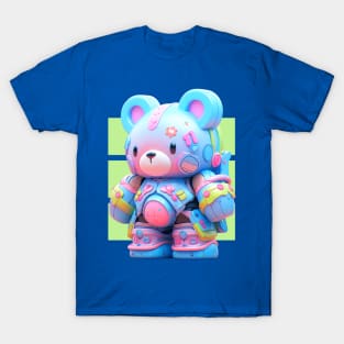 AKBLM - KUMA LOVES DECORA STYLE | KAWAII COLORFUL ANIME CHARACTER T-Shirt